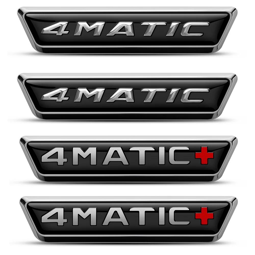 

Клейкая наклейка 4matic + для крыла, для AMG Mercedes Benz A B C E S Class W205 W207 W202 W206 W213 W212 W221 W222 W463 G63, 2 шт.