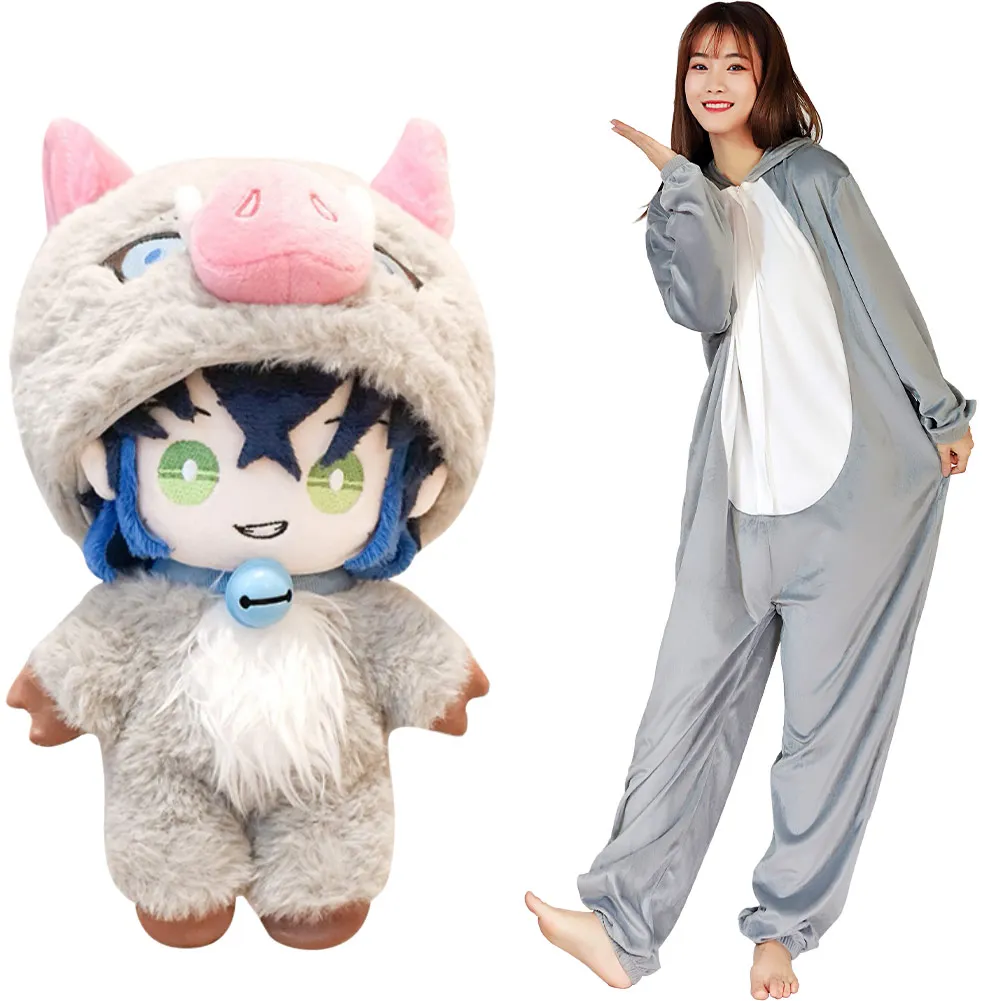 

Комбинезон для косплея из аниме «рассекающий демонов», Пижама для взрослых, костюм на Рождество и Хэллоуин