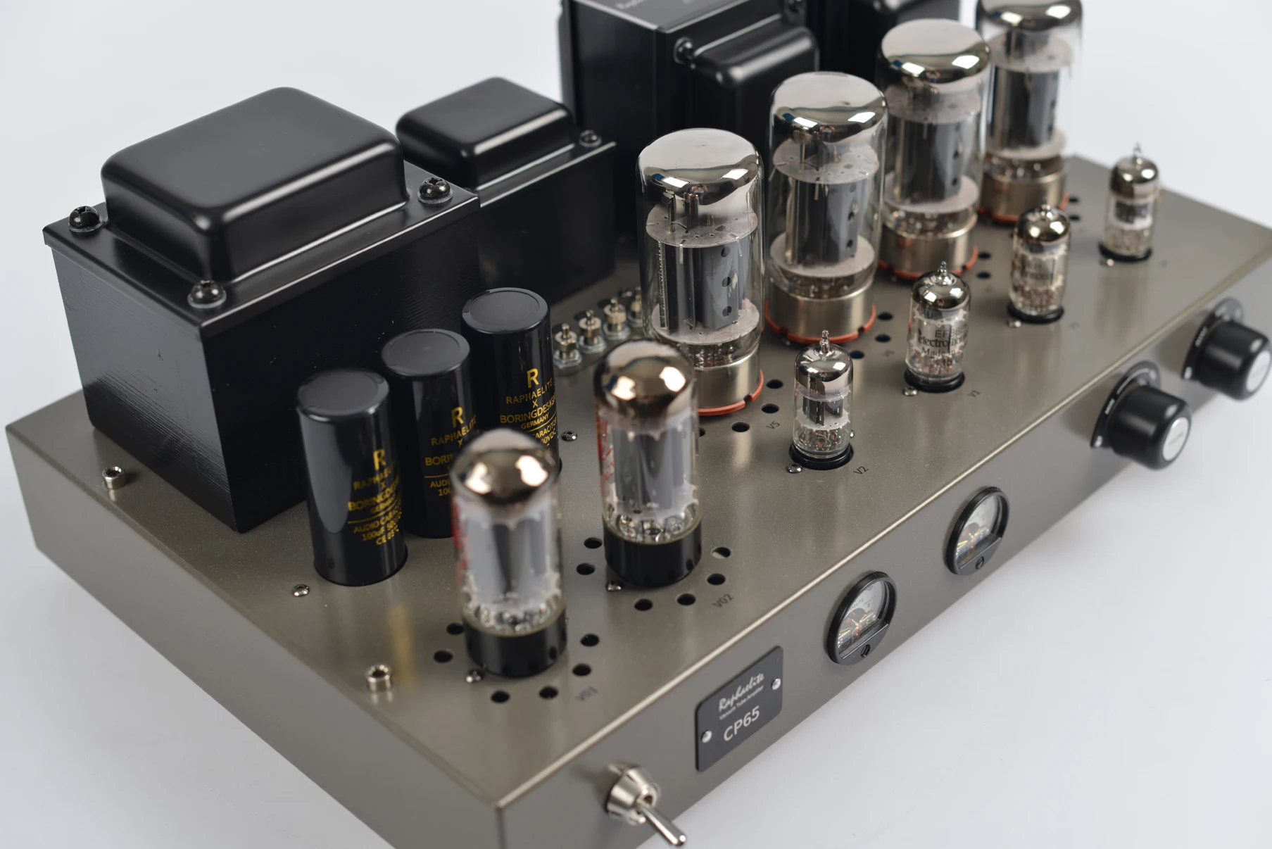 50 Вт*2 Raphaelite 6550 двухтактный усилитель CP65 HIFI трубка GZ34S*2、EF86*2、12AT7*2、6550