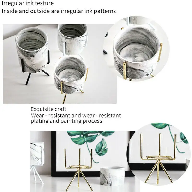 2019 Мини пластиковый цветочный горшок для суккулентов украшение дома и офиса