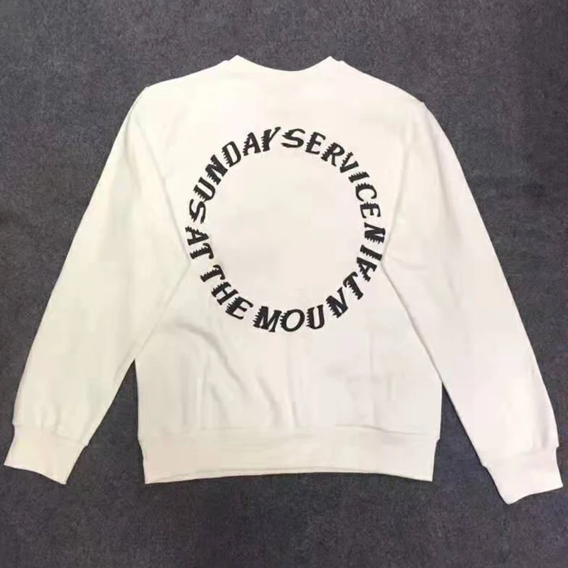 KANYE WEST CPFM Толстовка для мужчин и женщин SUNDAY SERVICE HOLY SPIRIT Tie Dye толстовка с вырезом лодочкой и капюшоном