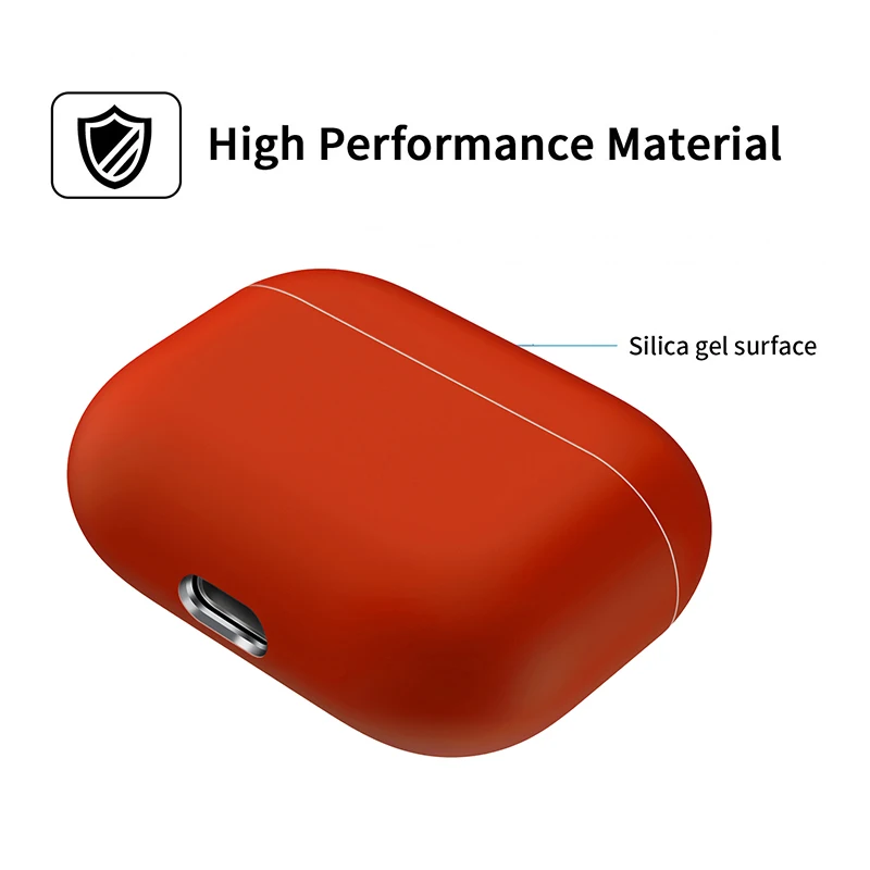 Силиконовый чехол Защитный для Apple Airpods pro TWS Bluetooth наушники Мягкий силиконовый