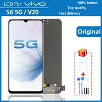 6 44 original display replacement for vivo s6 5g lcd touch screen digitizer assembly for vivo v20 v1962a v1962ba lcd display