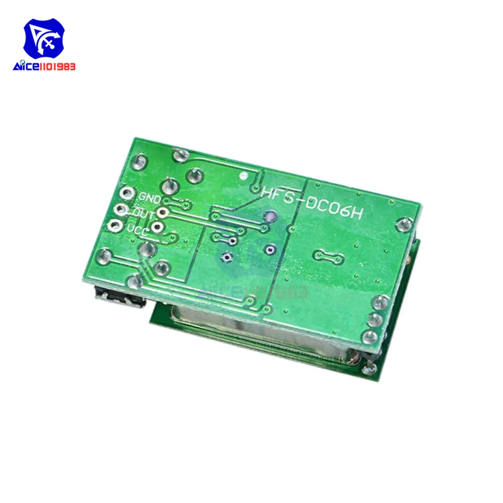 DC 5V 5.8G 5.8GHz Microwave Radar Sensor Switch Module ISM Waveband Sensing 12m HFS-DC06 No Interference