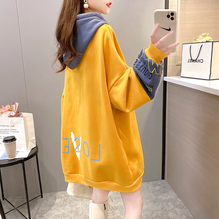 

Will ~ winter han edition dress style add hair thickening letters bigger sizes fleece languid is lazy wind blouse polar fleece