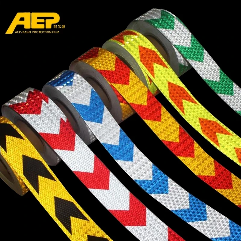 

5cm*300cm Reflective Tape Car Sticker Auto Motorcycle Safety Warning Mark Self Adhesive Tape Reflective Film Decal Car Styling