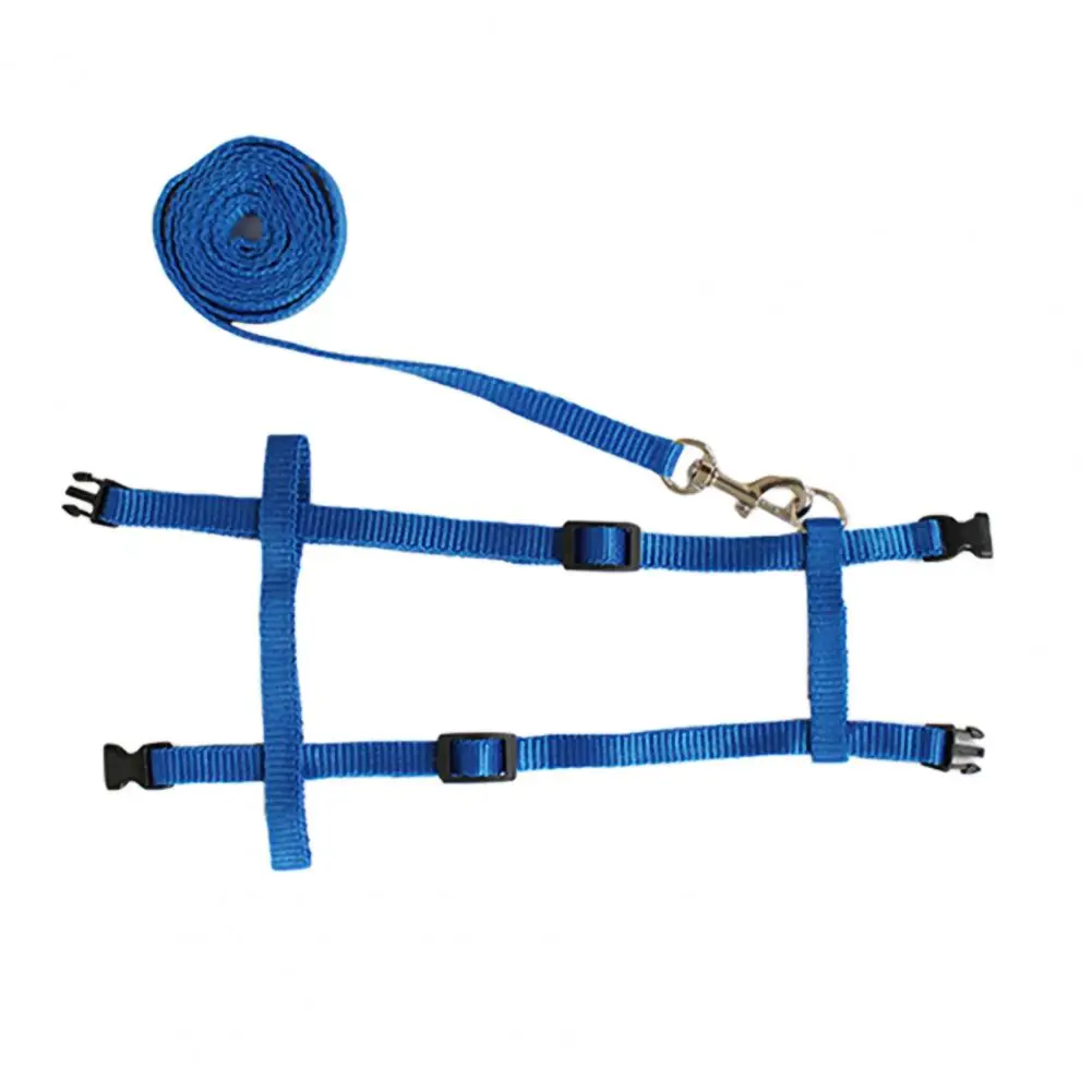 

Rabbit Harness Wear-resistant Soft Pet Supplies Portable Buckle Design for Guinea Pig Adjustable Bunny Traction Rope for Outdoor