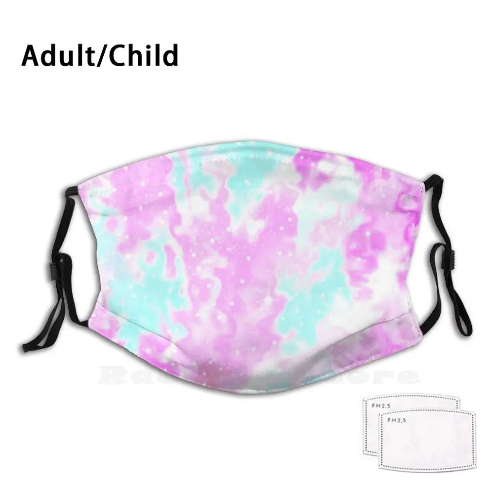Цветной спектр смешная печать многоразовый фильтр Pm2.219 маска для лица цветной