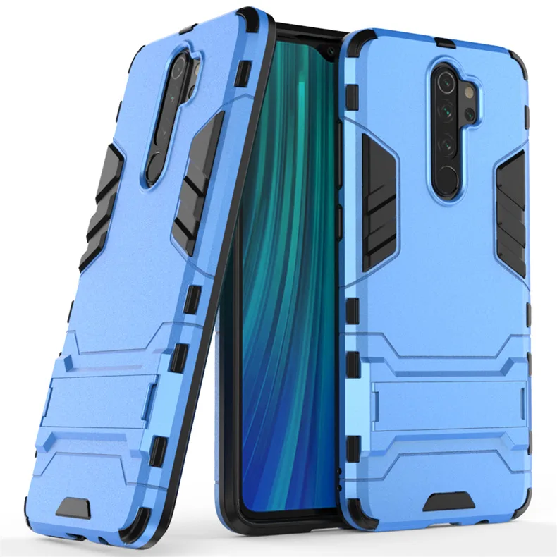 Чехол для Xiaomi Redmi Note 8 чехол pro Бампер противоударный резиновый робот Броня