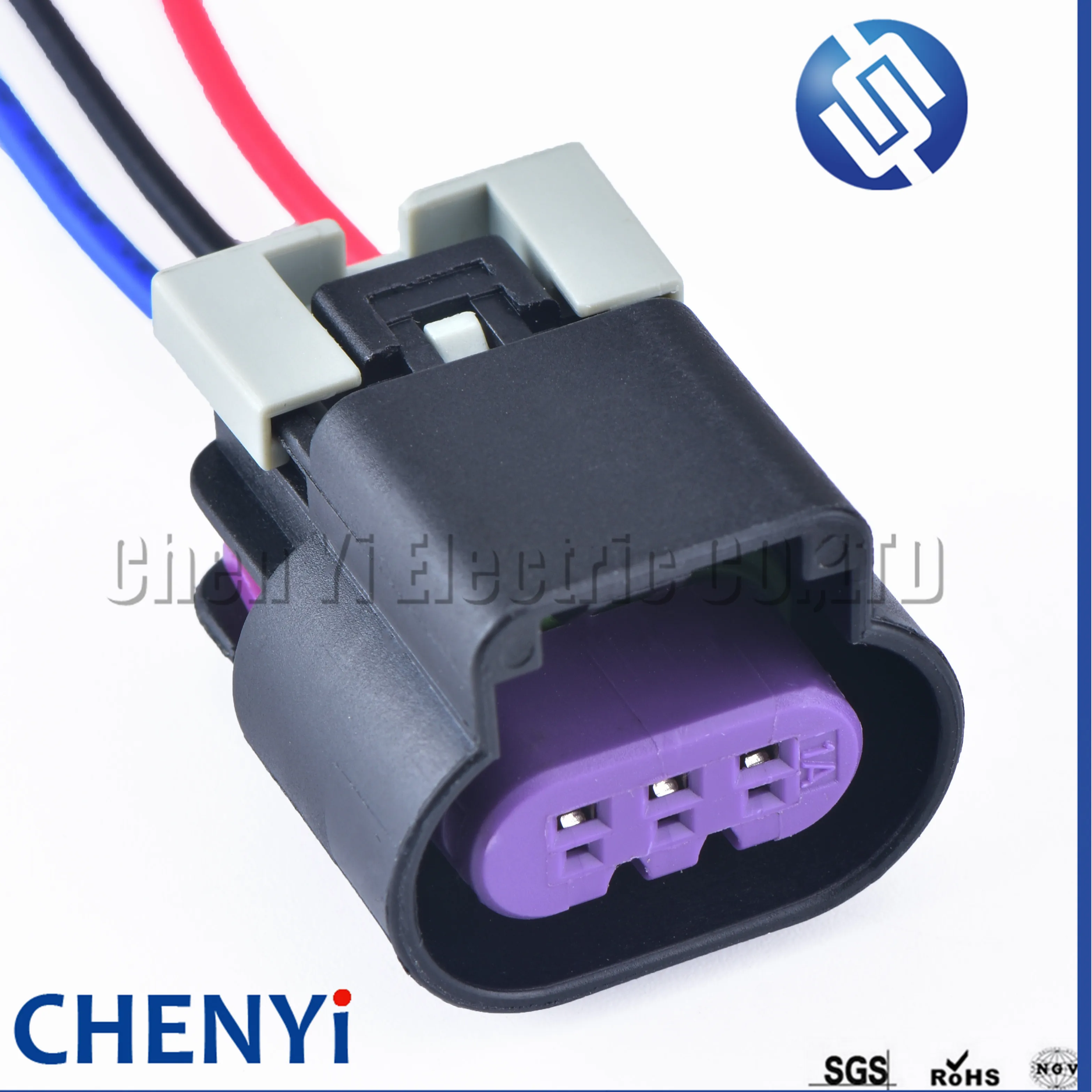 Delphi 3 контактный женский автомобильный водонепроницаемый кабельный жгут