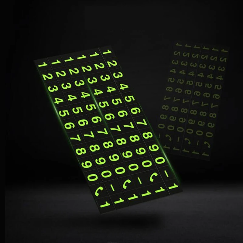 Car Sticker Temporary Parking Card Phone Number Plate Hide Accessories | Автомобили и мотоциклы