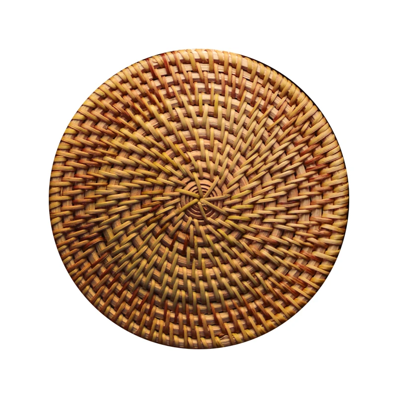 

Handmade Vine Woven Teapot Mat Coaster Holder Woven Tea Ceremony Creative Placemat Table Mat Bowl Mat Plate Mat Insulation Mat