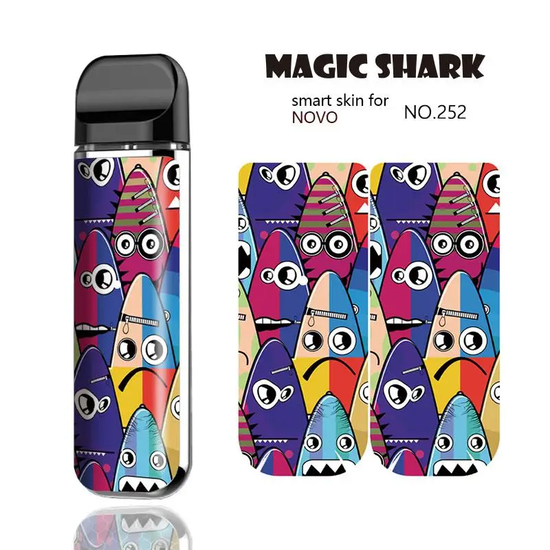  Mummy Dollar Money Flower Eagle Zera Bumpy PVC E Cigar Pod Vape Case Cover Sticker for Smok Novo | Мобильные телефоны и
