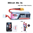 25 шт. высокоскоростной Gaoneng GNB 11,4 в 300 мАч 3S 80C Lipo аккумулятор XT30 разъем для запуav UR85UR85HD Mobula7 HD Sailfly-X RC Drone часть
