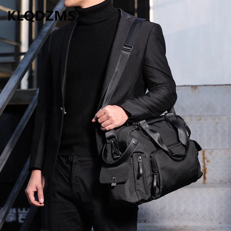 KLQDZMS Multifunctional Shoulder Bags Men's Messenger Bag Simple Casual  Business Briefcases Unique Male  Handbag