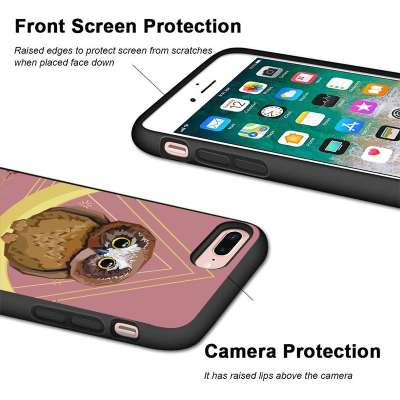 Cartoon Owl Chouette Eule Gufo Anime Silicone Soft Phone Shell Case For iphone 11 PRO X XS Max XR 7 8 6 5 6s Plus TPU Cover | Мобильные