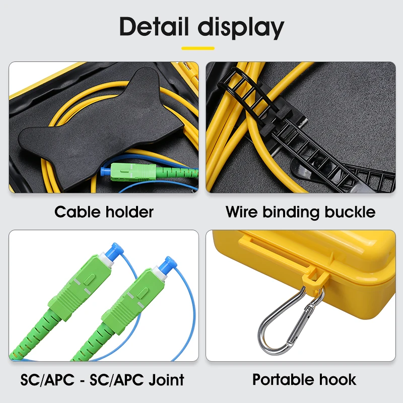 SC/APC OTDR Dead Zone Eliminator оптоволоконные кольца 500 м волоконно оптический Launch Cable Box 1 км 2