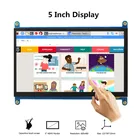 Горячие продажи 5 дюймов ЖК-дисплей Дисплей Портативный монитор HD 800x480 емкостный сенсорный экран Экран Raspberry Pi 4 Дисплей s Touch Экран