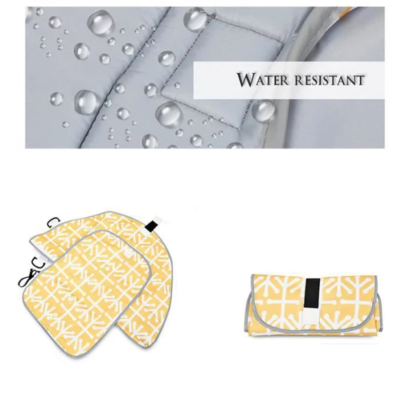 Портативный пеленальный коврик Водонепроницаемый подгузник пеленка для