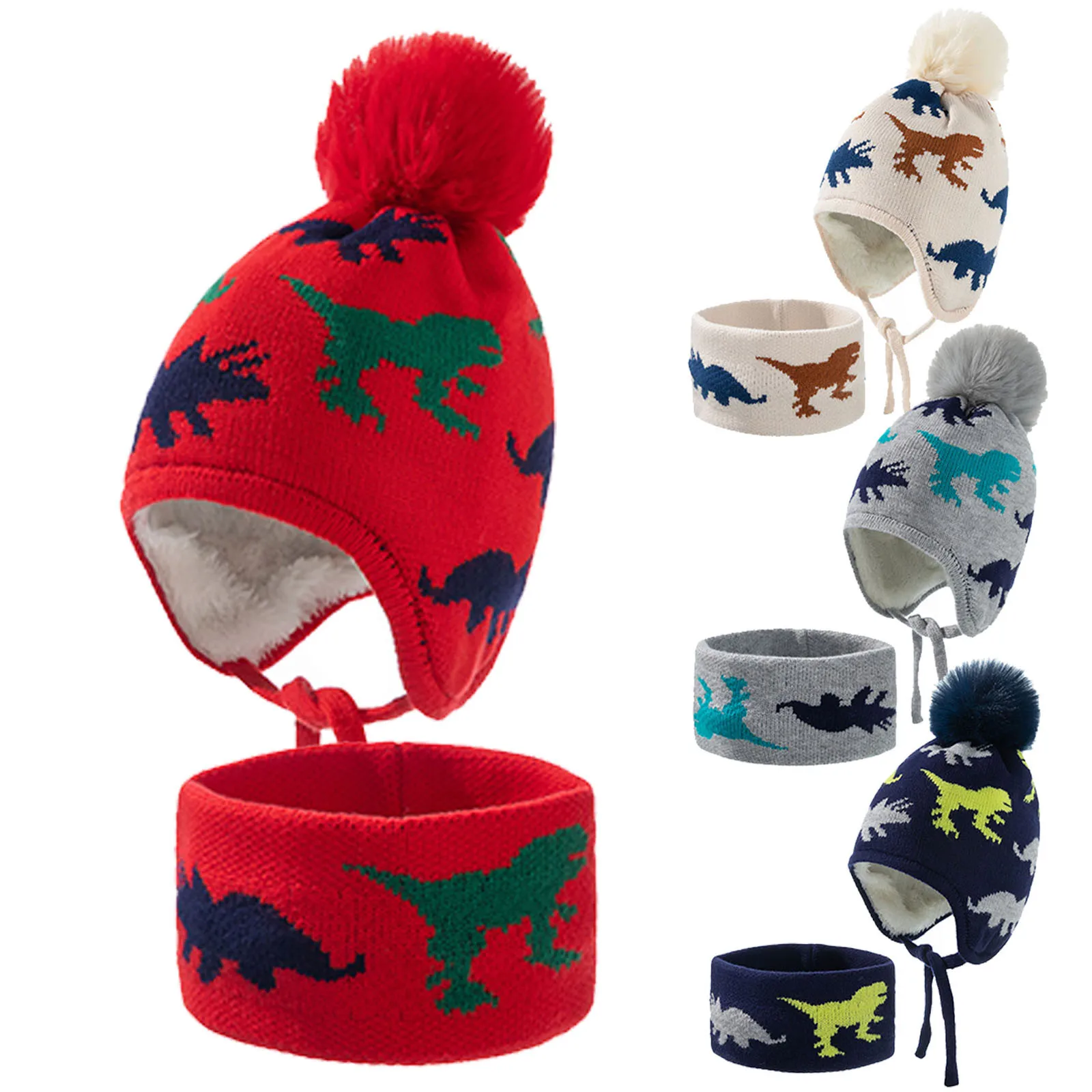 

2 шт., детские шапки и шарфы