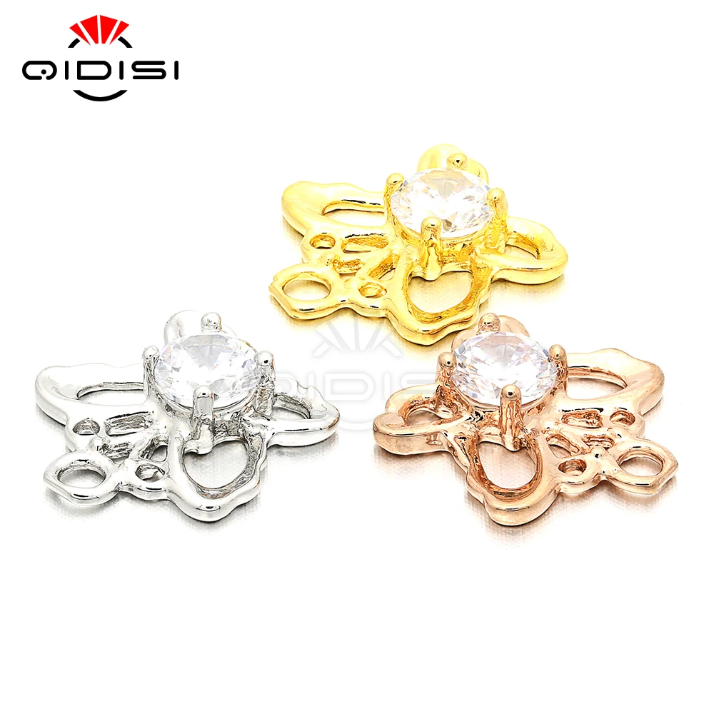 Бабочка кубического циркония ожерелье кулон аксессуары DIY Браслет Подвески