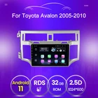 Автомагнитола CAPLAY на Android 11 для Toyota Avalon 3 2005-2010, мультимедийная аудиосистема, Авторадио с GPS-навигацией, FM 2 ГБ + 32 ГБ, SWC