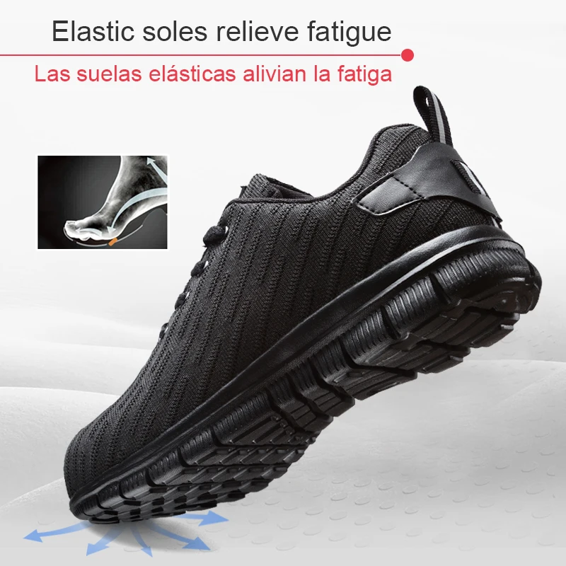 DYKHMILY/защитная обувь со стальным носком для мужчин и женщин легкая дышащая