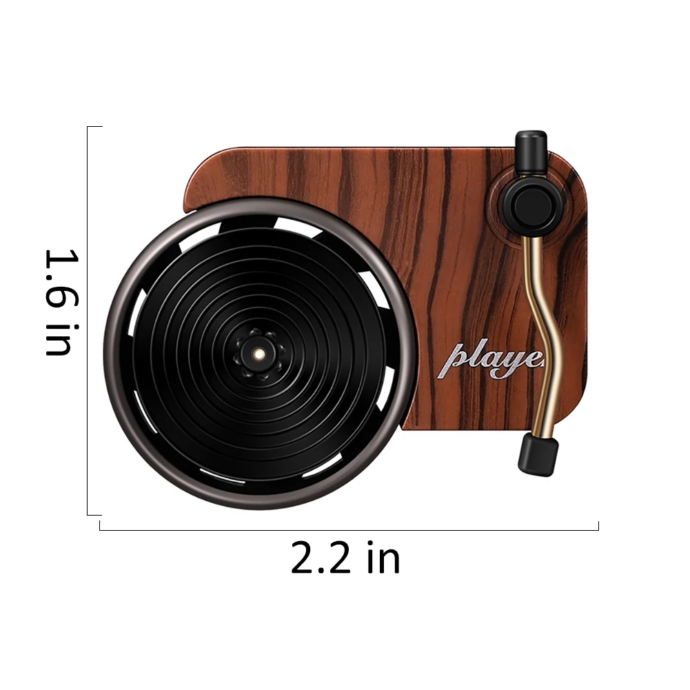 

Christmas Record Player Turntable Air Freshener in Car Perfume Car Air Vent Rotary Diffuser Retro Car Decor Interior Accessories