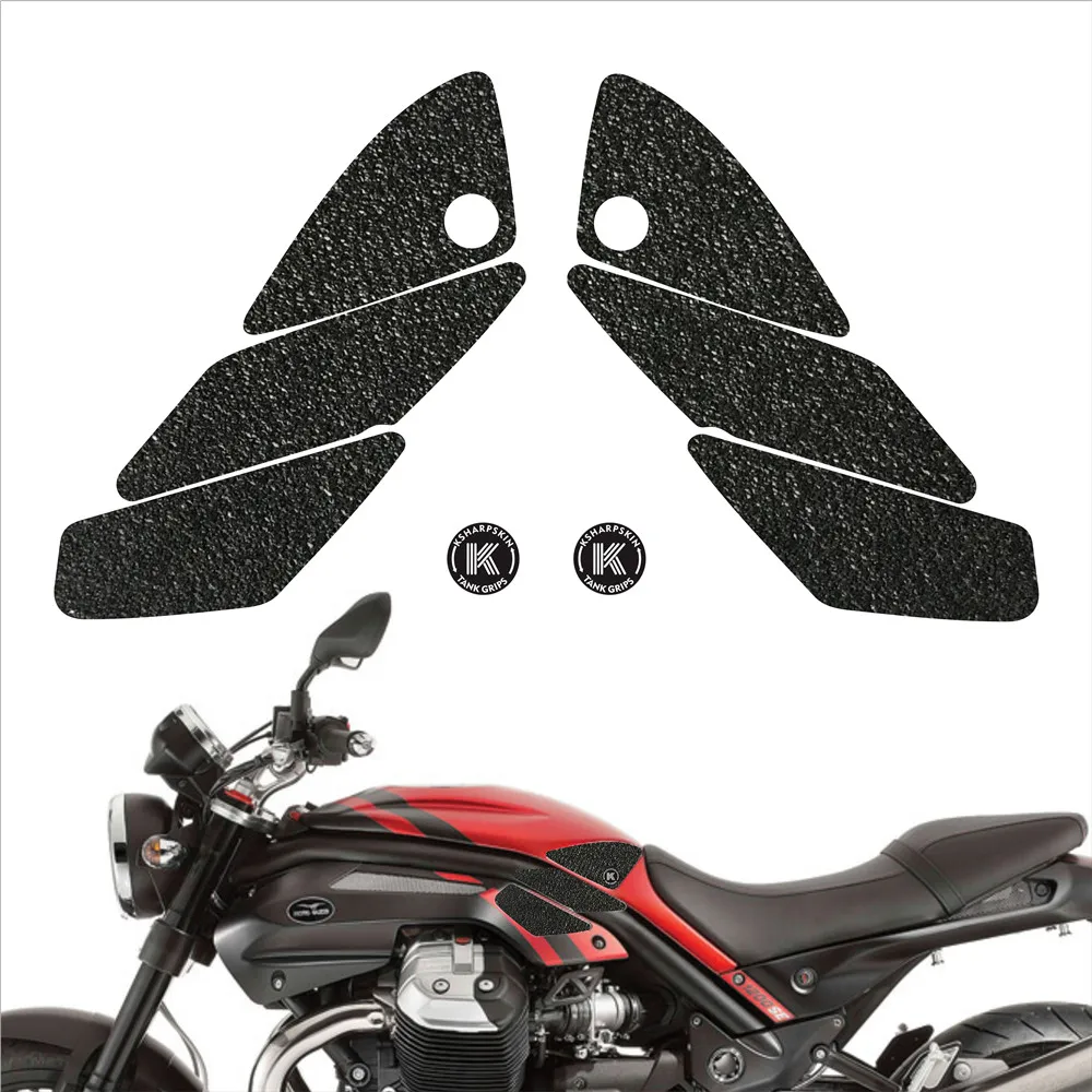 

Motorcycle tank grip fuel tank traction pad side knee grip friction protector sticker for MOTO GUZZI 2013-2017 GRISO 8V SE