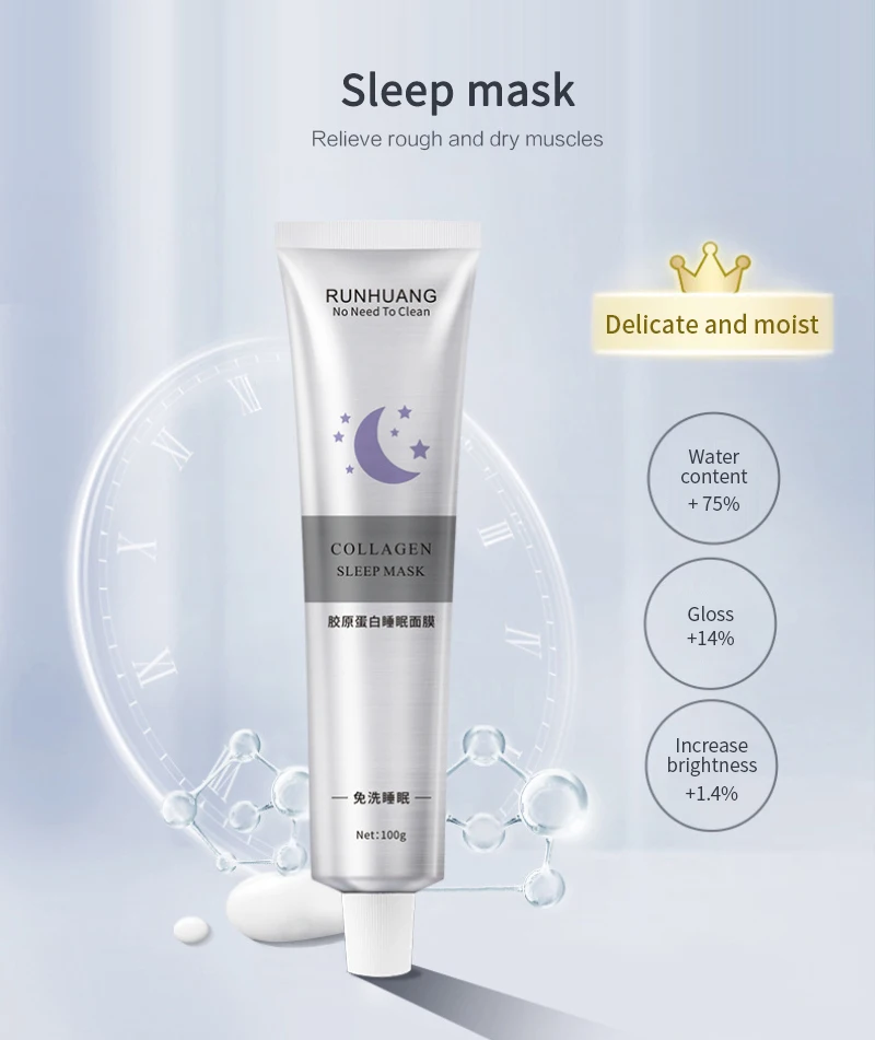 Корейская коллагеновая косметика для ухода за лицом восстанавливающая маска сна
