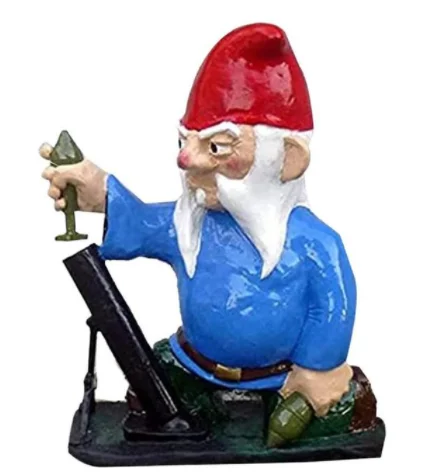 

DIY Dress Up Garden Gnome Ornament Sculpture Decor Cartoon War Dwarf Sculpture For Indoor Outdoor Creative Gift Figurine Dropshi