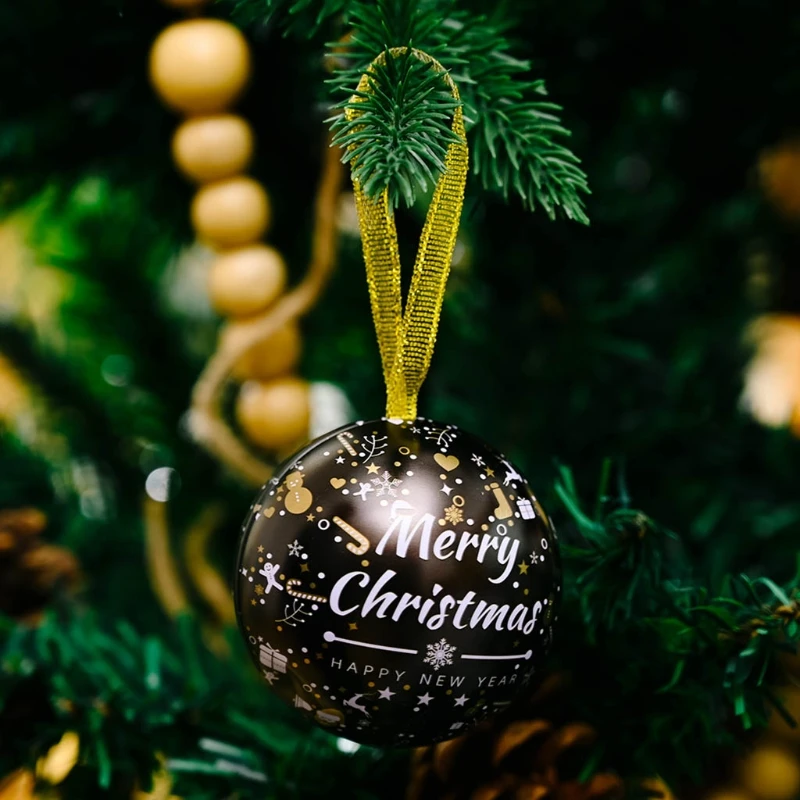 Подвеска в виде металлических шариков для рождественской елки | Дом и сад