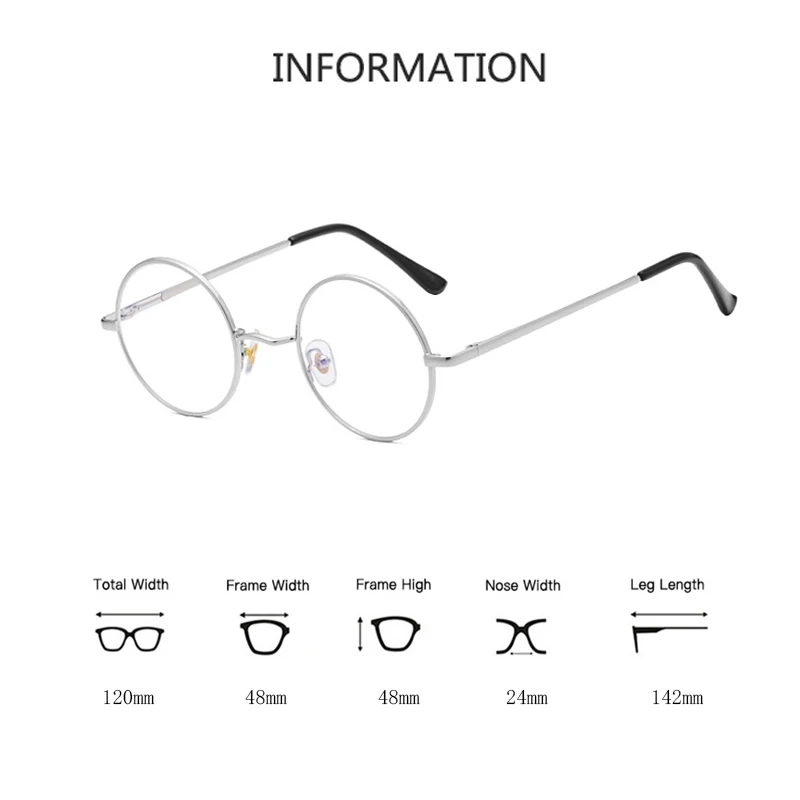 RUOBO маленькая круглая оправа ретро анти-синие очки для женщин сверхлегкие