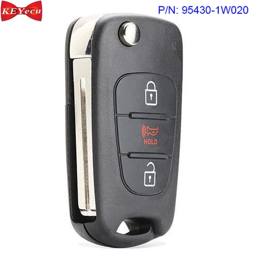 KEYECU для Kia Rio 2012 2013 Модернизированный дистанционного брелок 315 МГц P/N: 95430-1W020 TQ8-RKE-3F02