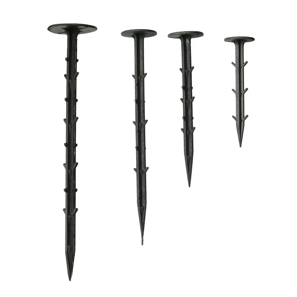 

2 Pcs Garden Plastic Stakes Ground Nails Mulch Shading Pest Control Film Fixed Stakes Garden Plant Support Fixing Tools