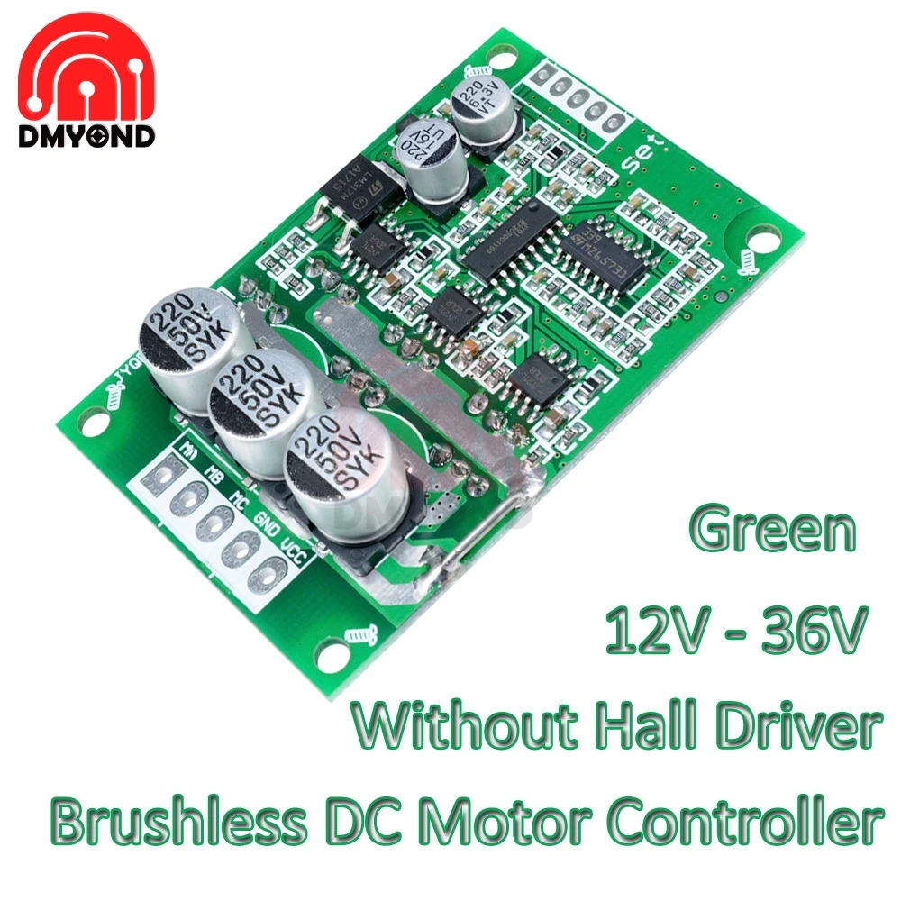 DC 12V 36V 500W ШИМ бесщеточный мотор регулятор скорости w зал балансировка двигателя
