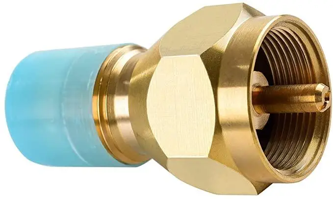 

Brass 1lb Gas Cylinder Pneumatic Valve Propane Gas Tank Pressure Adapter With Overcurrent Protection