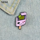 XEDZ Game Ice Cream Personality Металлический Эмалированный значок старая машина для изготовления ключей с принтом зубов, значок с логотипом в стиле панк, брошь, ювелирный подарок для детей