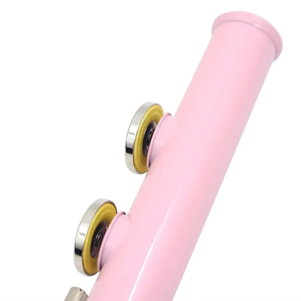 

Tone C Gold 16 Holes CKey Flute Silver Keys Cupronickel Body with Storage Bag Cleaning Cloth Stick Gloves Set