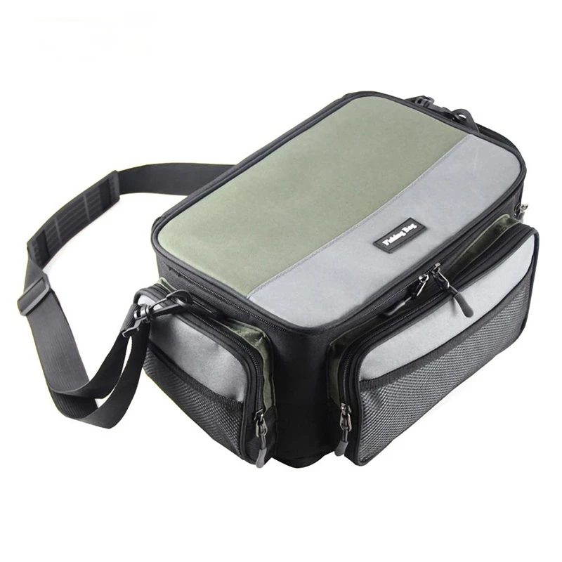 

Lure Fishing Bags Oxford Hunting Gear Storage Pack Multifunctional Shoulder Bag Camping Net Pocket Outdoor Range Large Capacity