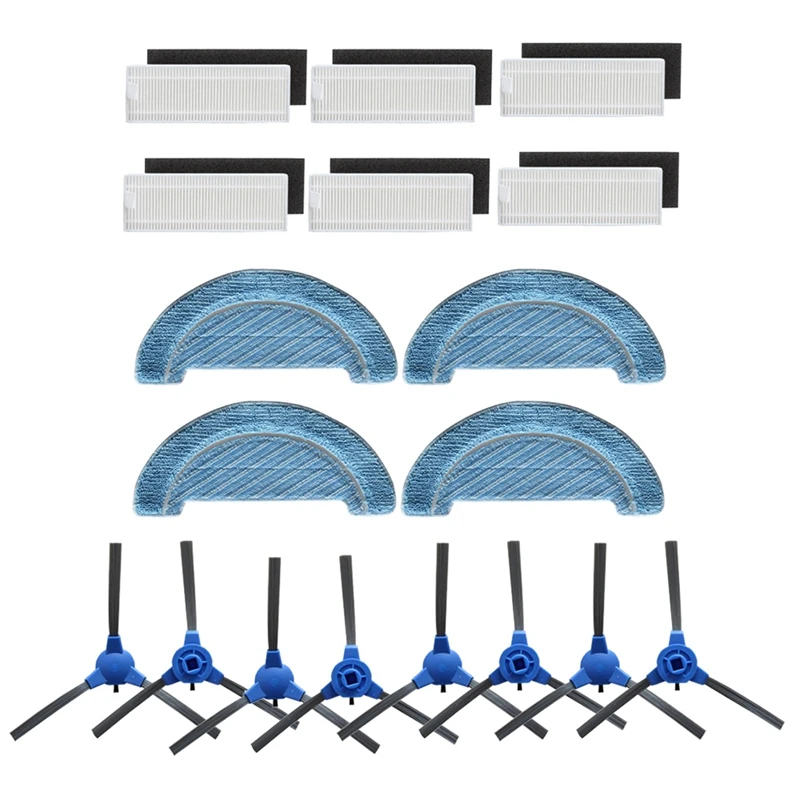 

ing Robot Accessories, Compatible with Conga 10090 ing Machine, Side Brushing Filter and Rag Combination