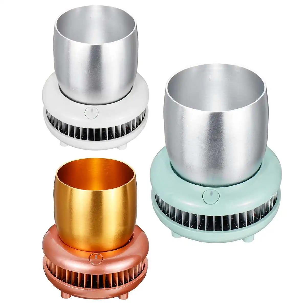 

Instant Cooling Cup 380ml Portable Aluminium Cooling Cup Mini Electric Drink Cooler Cups Car Home Summer Instant Cooling Freezer