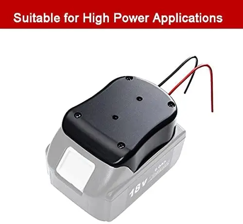 Батарея адаптер для Makita 18V док станция Мощность колеса с 14 AWG соединители проводов