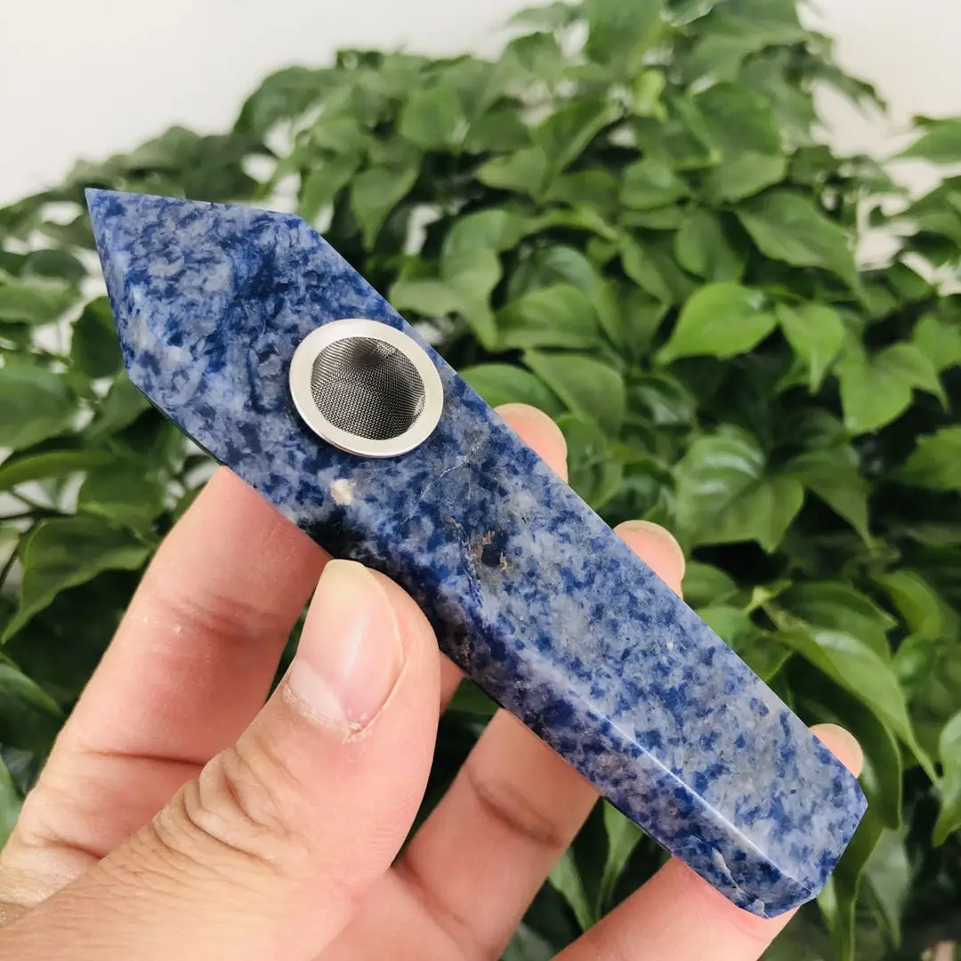 

1 шт., курительные трубки из натурального кварцевого кристалла, 10 см