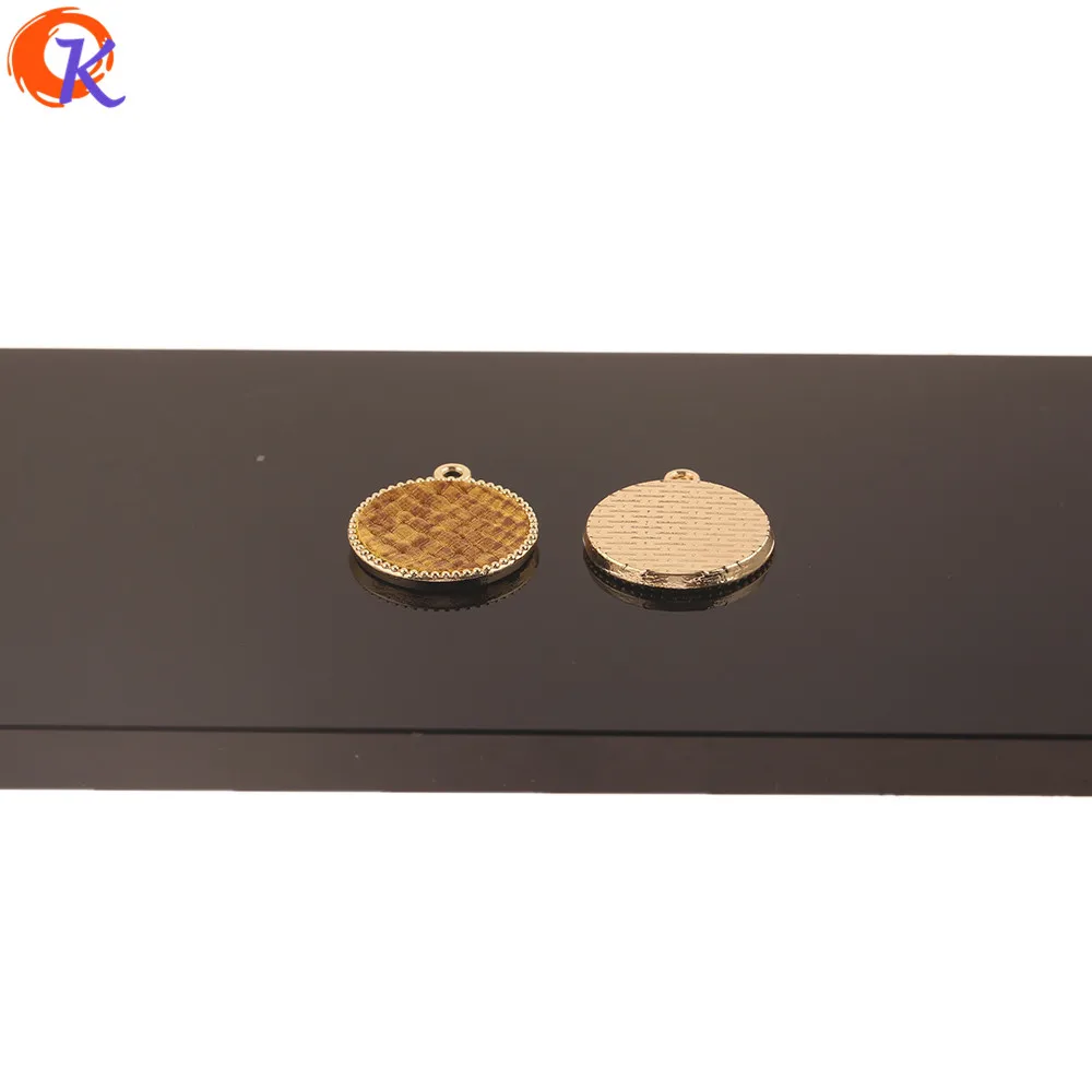 

Cordial Design 50Pcs 21*24MM Charms/Jewelry Accessories/Round Shape/Hand Made/Snakeskin Effect/Earring Findings/DIY Making