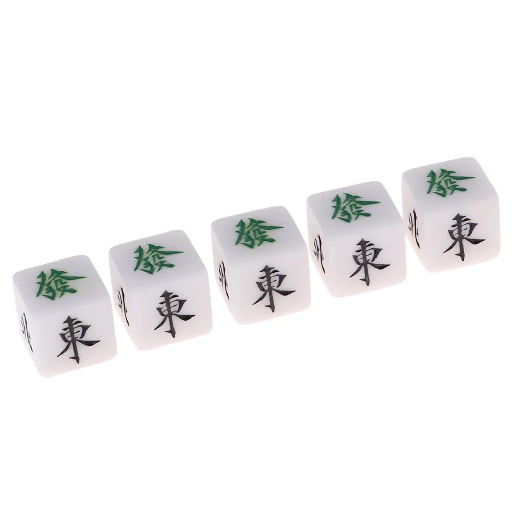 Акриловые Игральные Кости направления ветра разработаны Mah jong Accs кубики для игр
