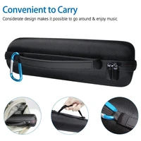 travel eva carry case shoulder strap bag flip 5 bluetooth compatible drum speaker water resistant speaker case zipper bag