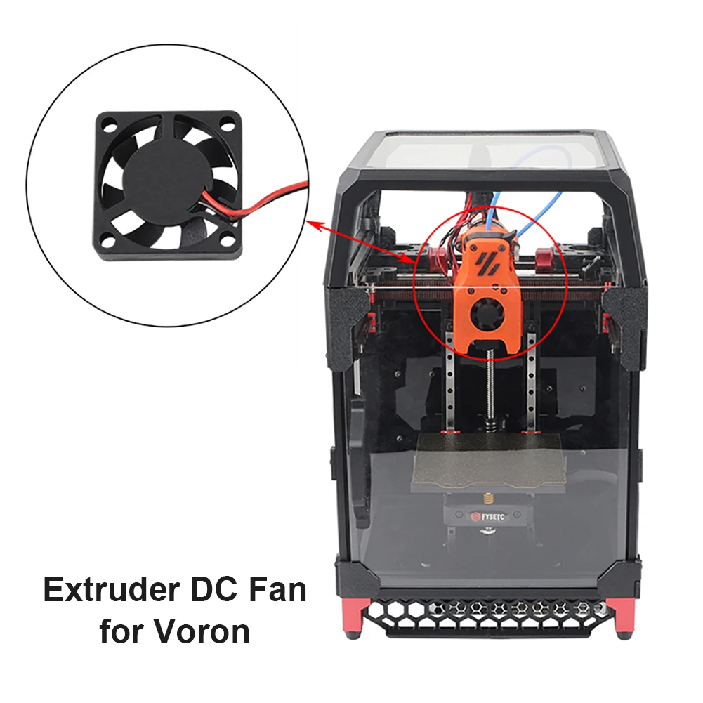 

DC 5V 3D принтер, экструдер, охлаждающий вентилятор для Voron 0,1, печатная деталь для хоста печати Voron