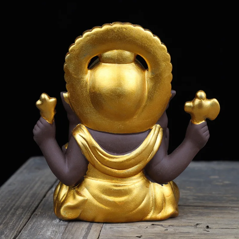Керамические украшения Ganesha Ganisa Большой Слон Бог Юго Восточная Азия Тайланд