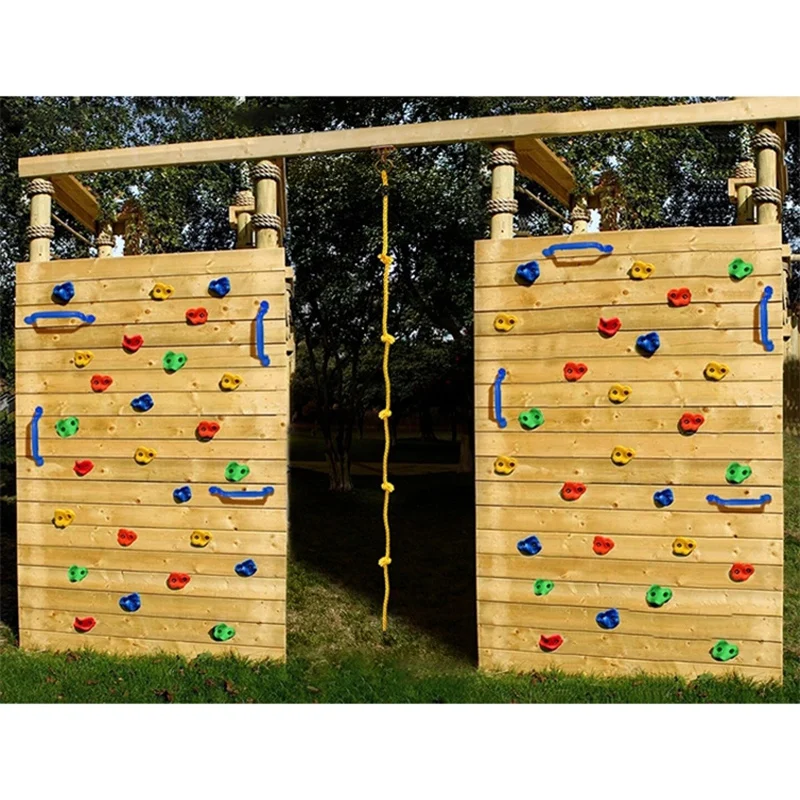 

Rock Wall Climbing Holds for Kids Indoor and Outdoor Playground Play Set Slide Accessories with Mounting Hardware